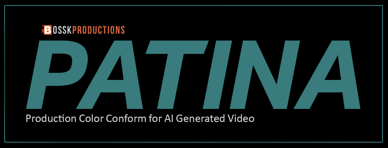 Patina — Production Color Conform for AI Generated Video